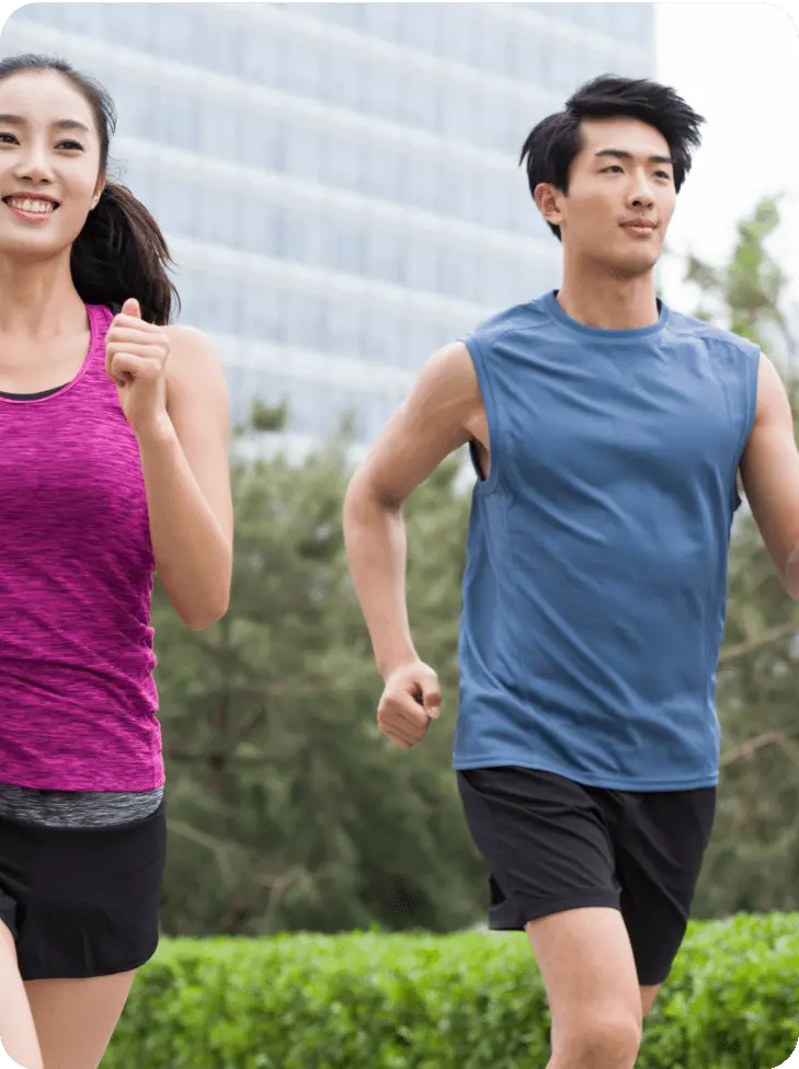 Customers participating in a gamified wellness activity as part of a loyalty and incentive program